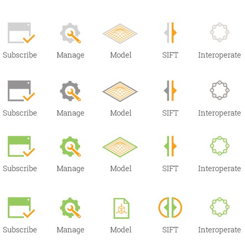 Icon Design for a medical software application