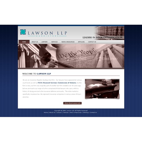 Canadian Law Firm Needs New Site Design