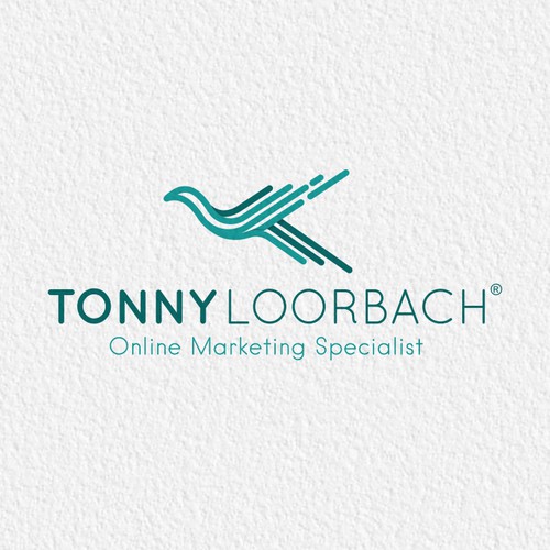 Logo for an entrepreneur, internet marketing trainer and coach / investor