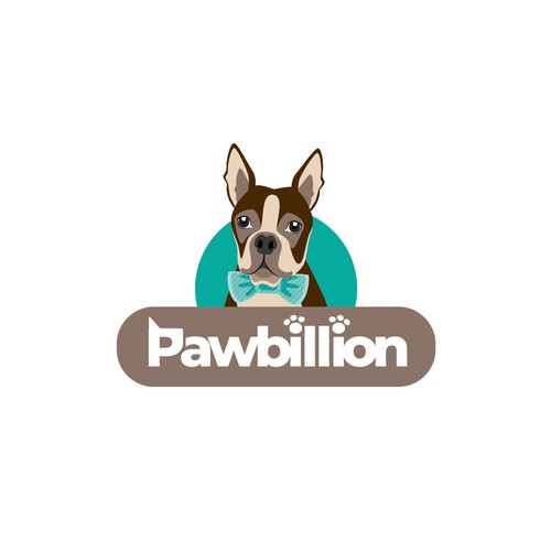 Logo for a pet grooming salon “Pawbillion"