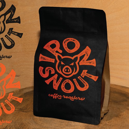 Iron Snout Coffee Roasters — Bold Brand Identity for a Craft Coffee Rebel