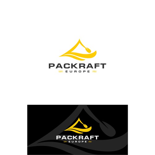 design proposal logo Packraft Europe