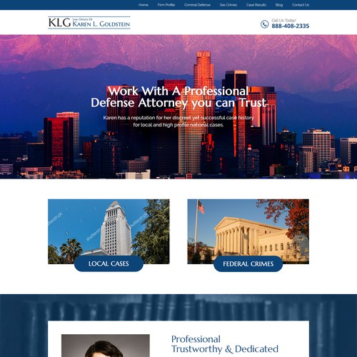 Attorney website revamp