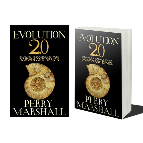 Create an Intelligent Design/Evolution-inspired trade book cover!