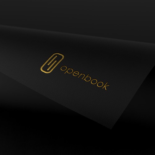 Bold Logo Design concept for openbook