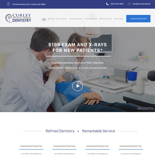 Landing Page for North Carolina Dentistry