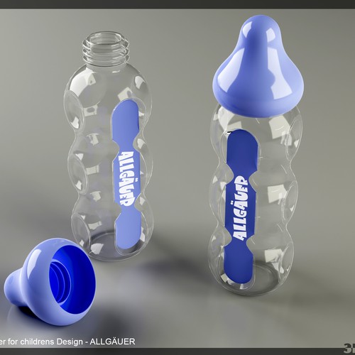 Design a bottle of water for children