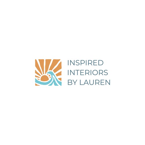 INSPIRED INTERIORS by LAUREN logo design