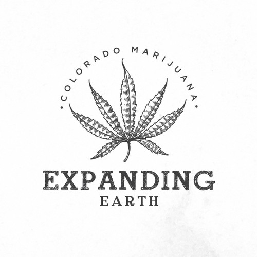 Expanding Earth – Cannabis Brand Logo Design