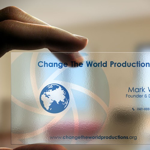 New stationery wanted for Change The World Productions