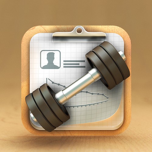 iPad App Icon for Fitness Hawk