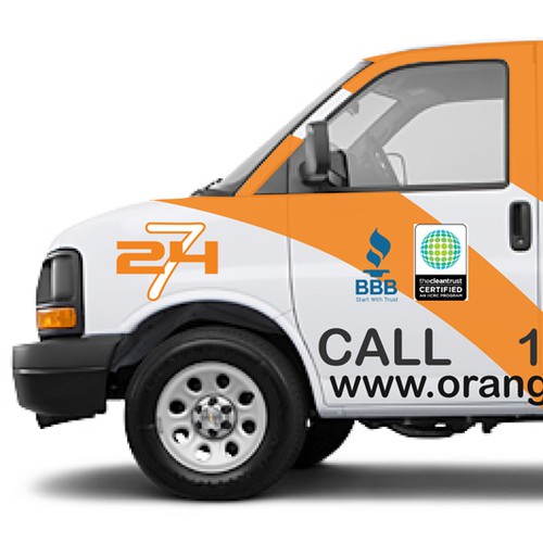 Create the winning van wrap to our Restoration Company 