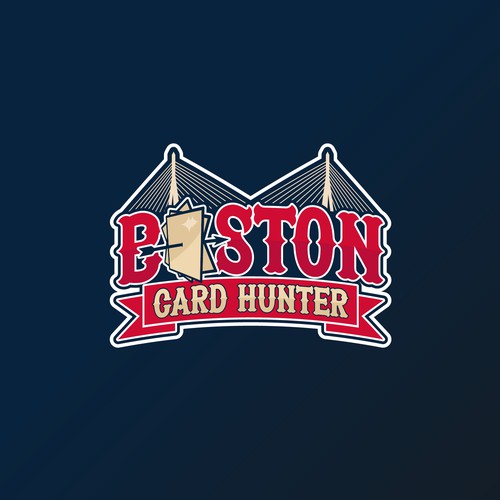 Sporty logo concept for card collectors