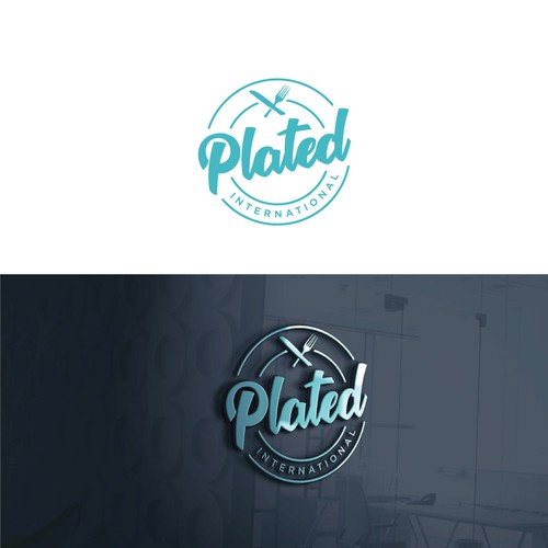 Plated International Logo Design