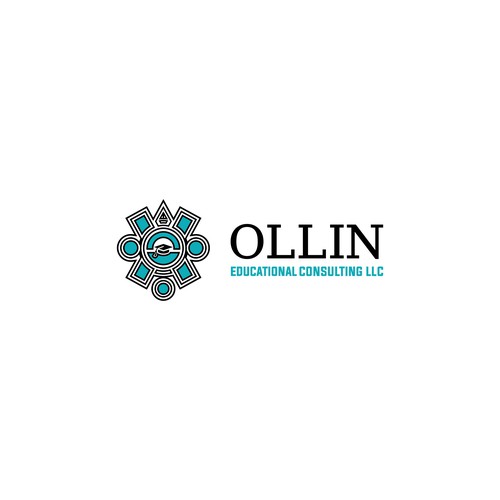 Clean and geometric Logo for OLLIN an Education Consulting