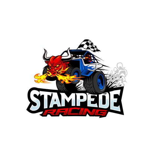 racing team logo concept 