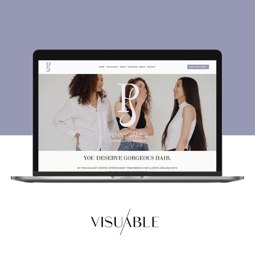 Squarespace Website Design for a Hair Center