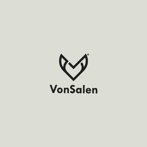 V letter logo for VonSalen