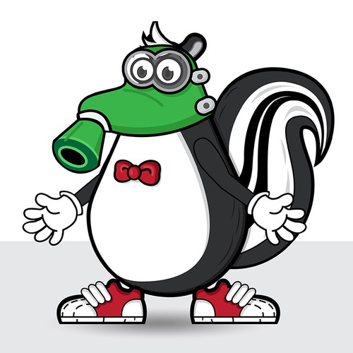 Funny and captivating animation for Stinky Skunk game!