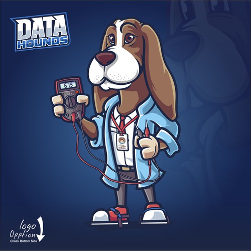 Dog Hounds Mascot Characters Cartoon