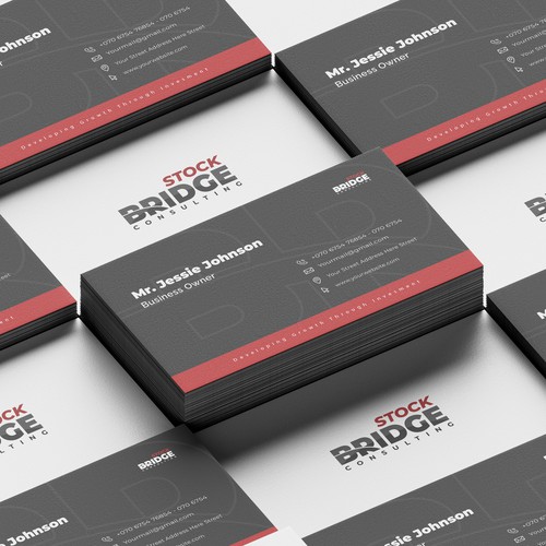 Business Card Design for Stock Bridge