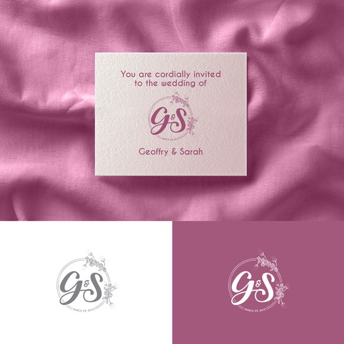 Logo Design for A Wedding Card
