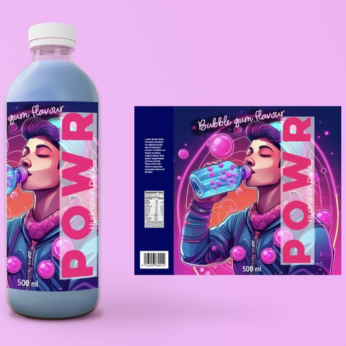 Influencer Hydration Drink Design