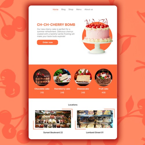 Website For A Cake Bakery