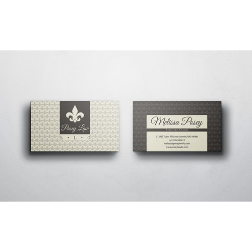 Professional Law Firm Business Card