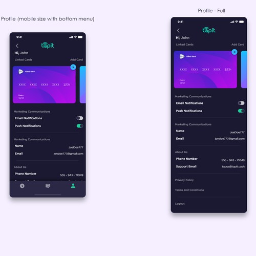 Tapit App Concept