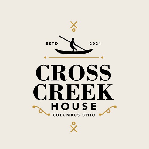 Cross Creek House Logo Design