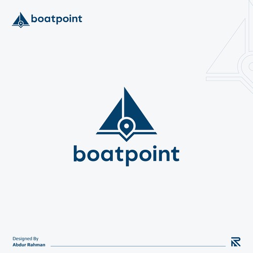 Boat Point Logo || Marine & Boating Services Logo.