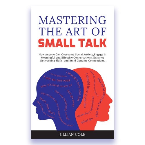 Mastering The Art of Small Talk Book Cover Design