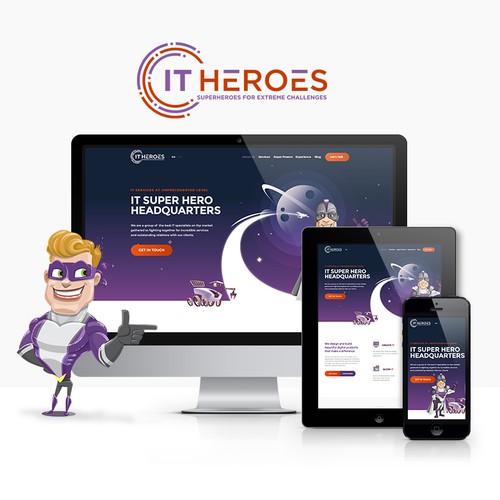 Website design for IT agency