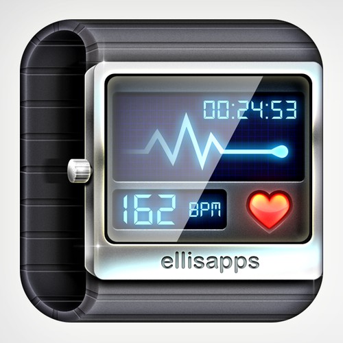 Heart Rate iOS App Icon