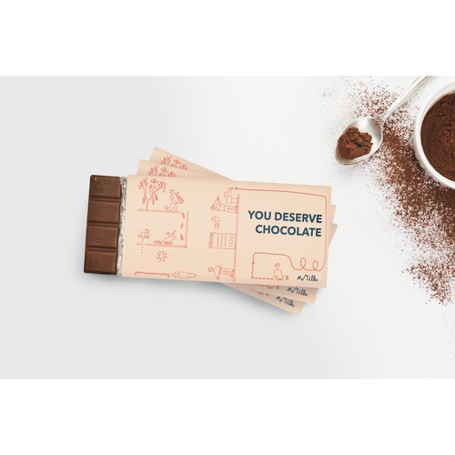 chocolate production illustration