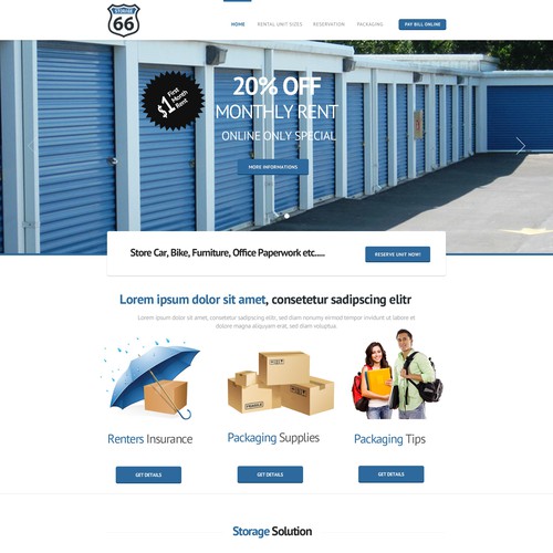 Storage 66 website