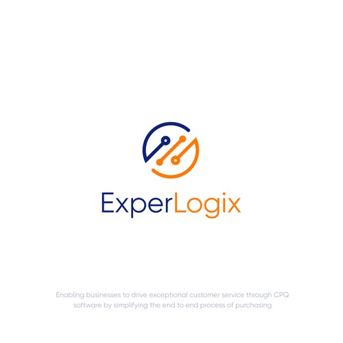 Experlogix logo design concept