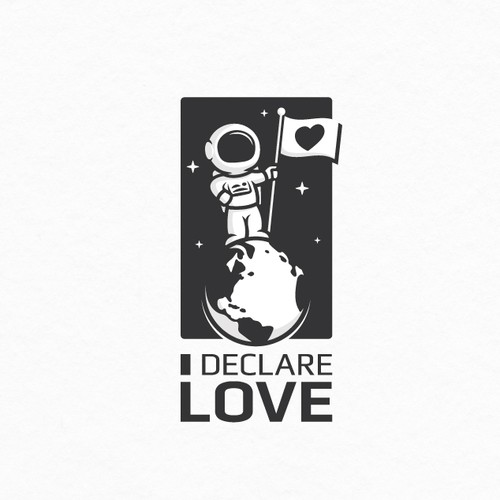 I Declare Love - logo design