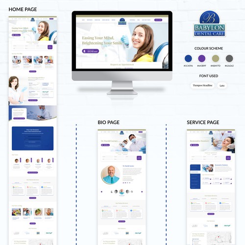 Babylon Dental Care website pages