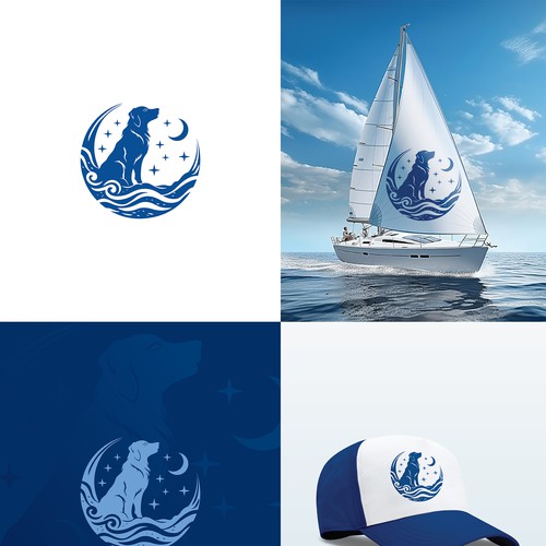 Fun and adventurous logo for a gorgeous sailboat!