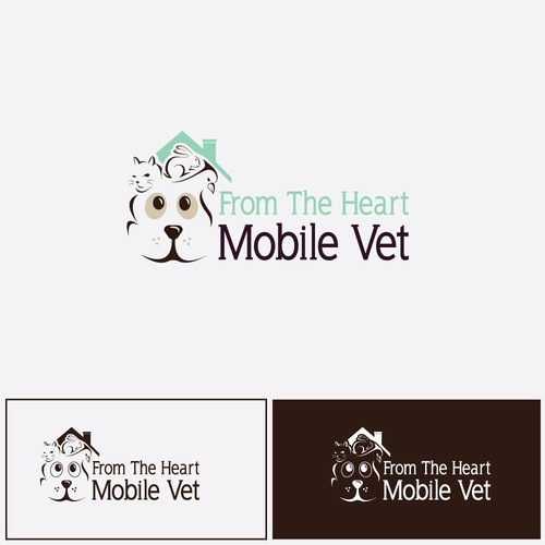 Logo concept for pet service