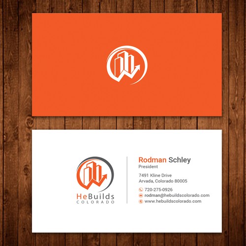 Design Business Cards for Upscale Construction Company