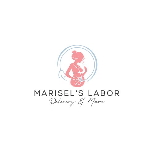 Logo for Childbirth classes, Marisel's Labor