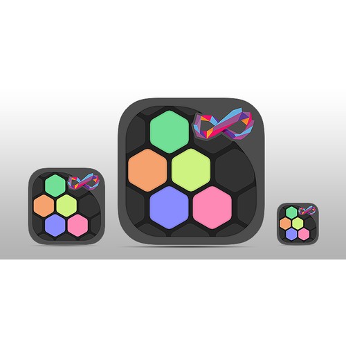 Hexagon game app icon