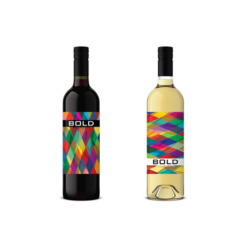 BOLD Wine product labels