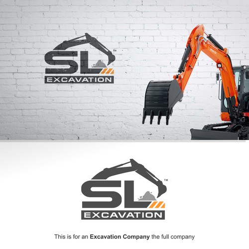 Create a design that will let you know what the business is about at first sight for SL Excavation
