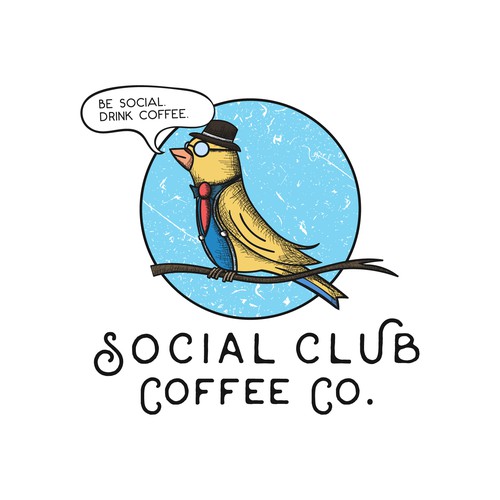 Vintage logo for a Coffee Company.