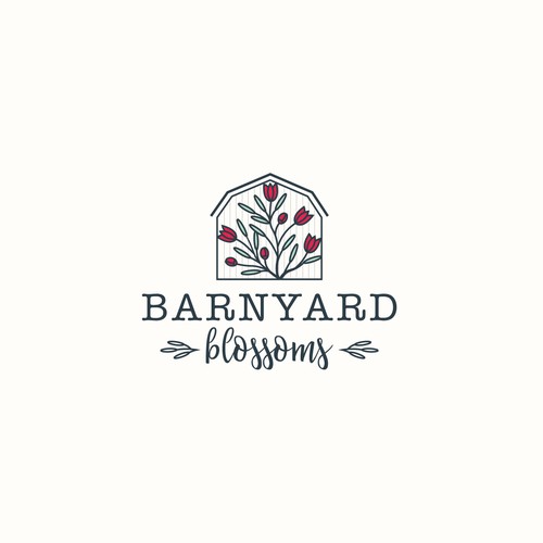 Logo for a flower shop