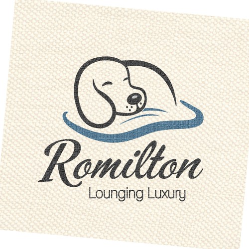 dog logo for pet pillow